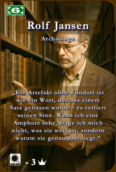 Besatzungskarte - Archäologe